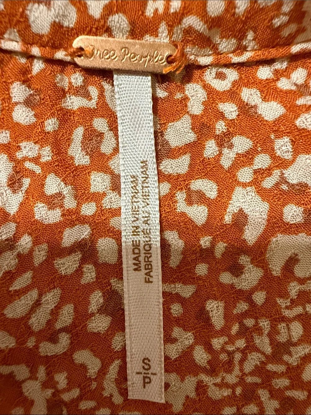 Free People Tie-Front Button Down Shirt